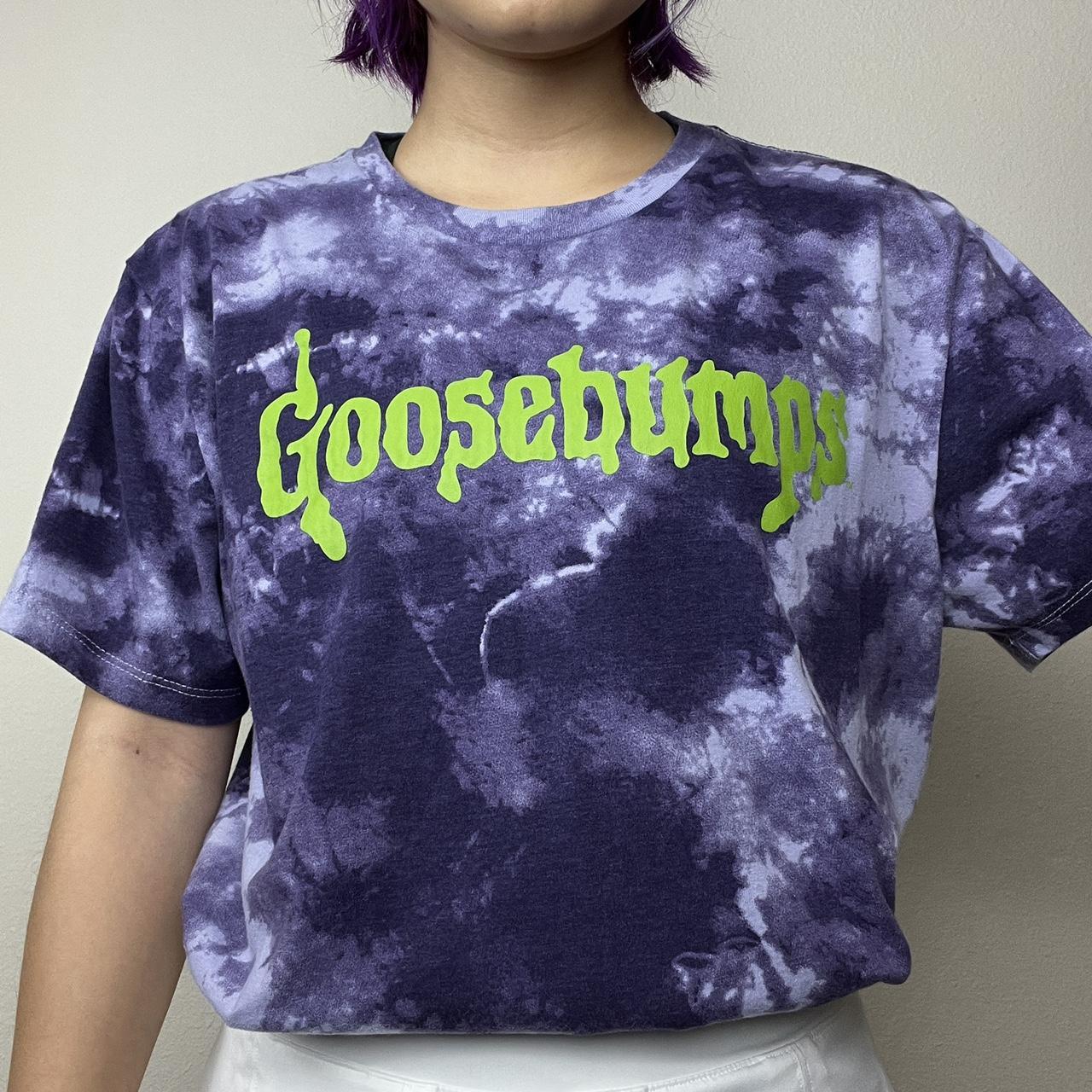 Goosebumps tie dye graphic tee in sz M! - good - Depop