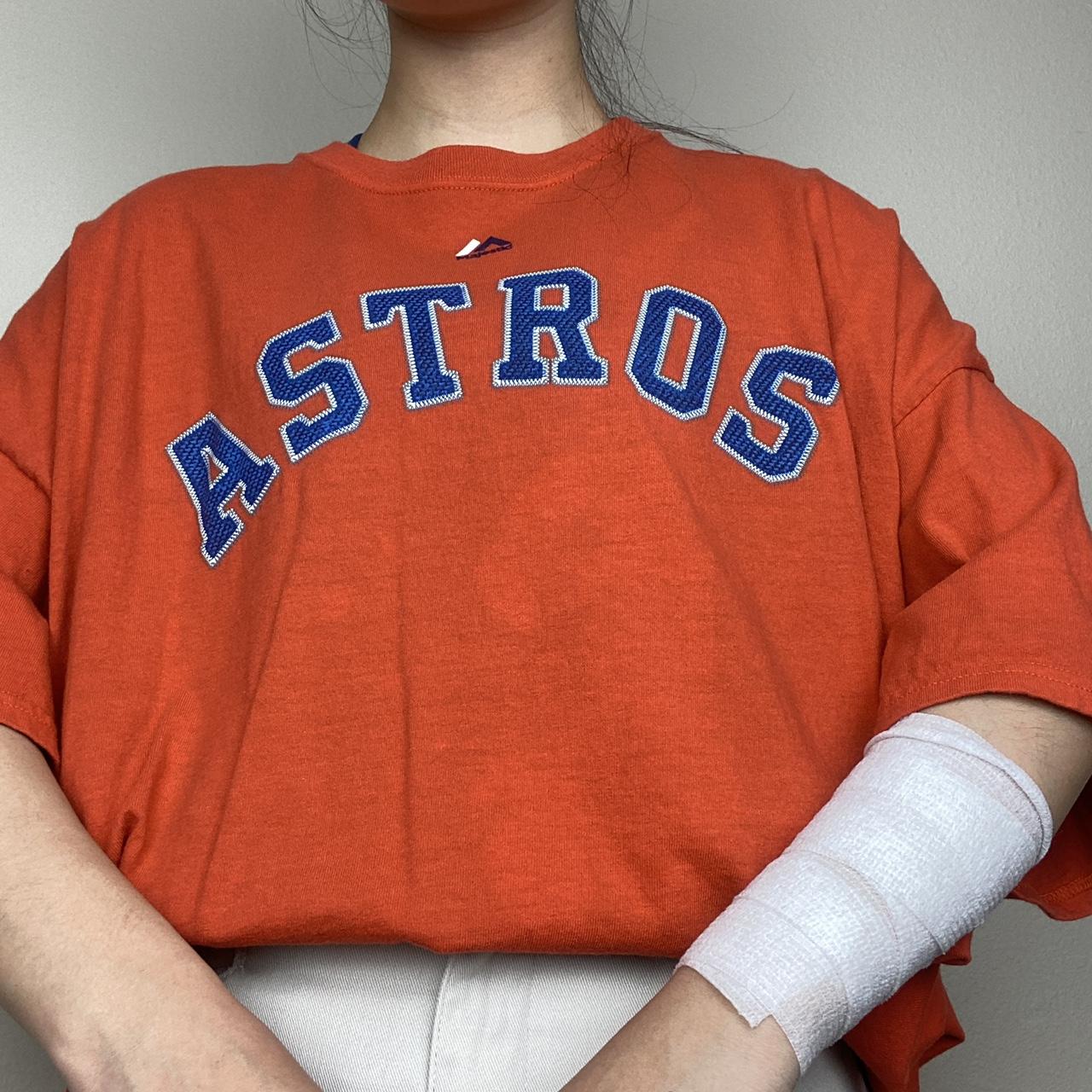 ASTROS Altuve orange baseball tee in sz XXL! - fits - Depop