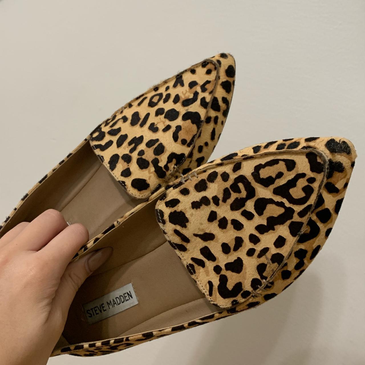 Cheetah loafers steve store madden