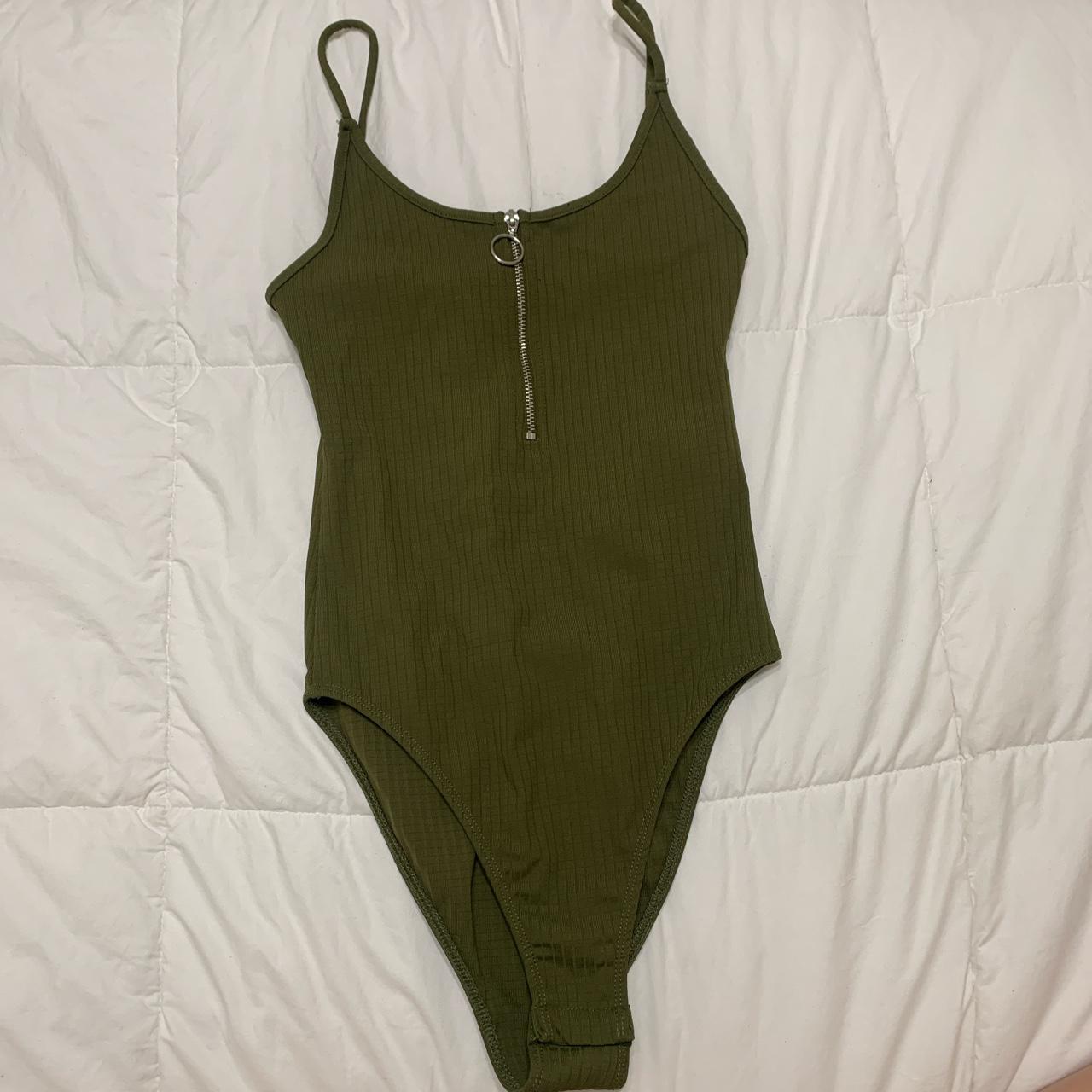Product Image 2 - TOPSHOP ARMY GREEN BODYSUIT✨💛US 4

Cute,