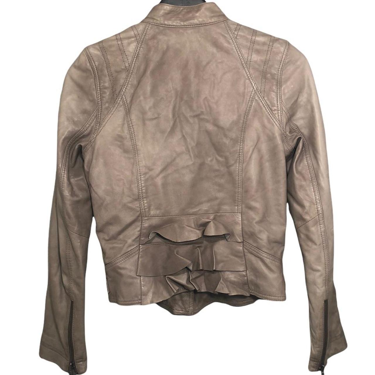 Product Image 4 - ⭐️Beige leather jacket from HINGE
⭐️Measurements
