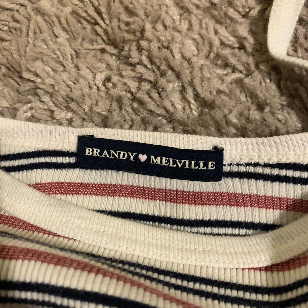 Brandy Melville Striped Tank Top No Flaws Just Depop