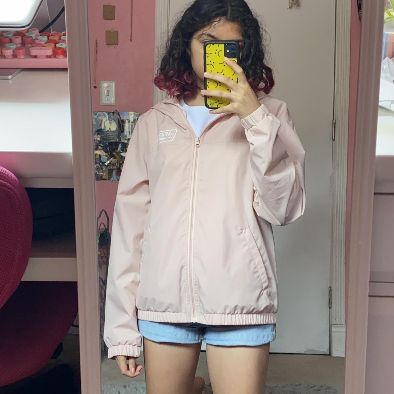 pink vans windbreaker