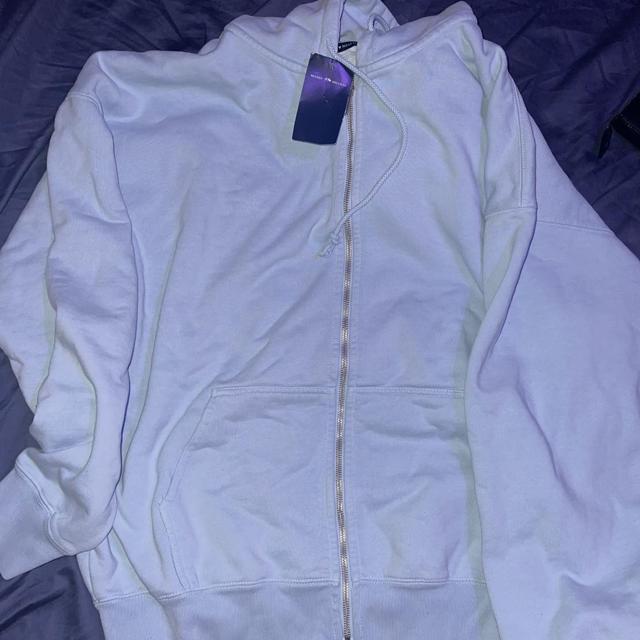 Brandy Melville Christy hoodie Periwinkle - Depop