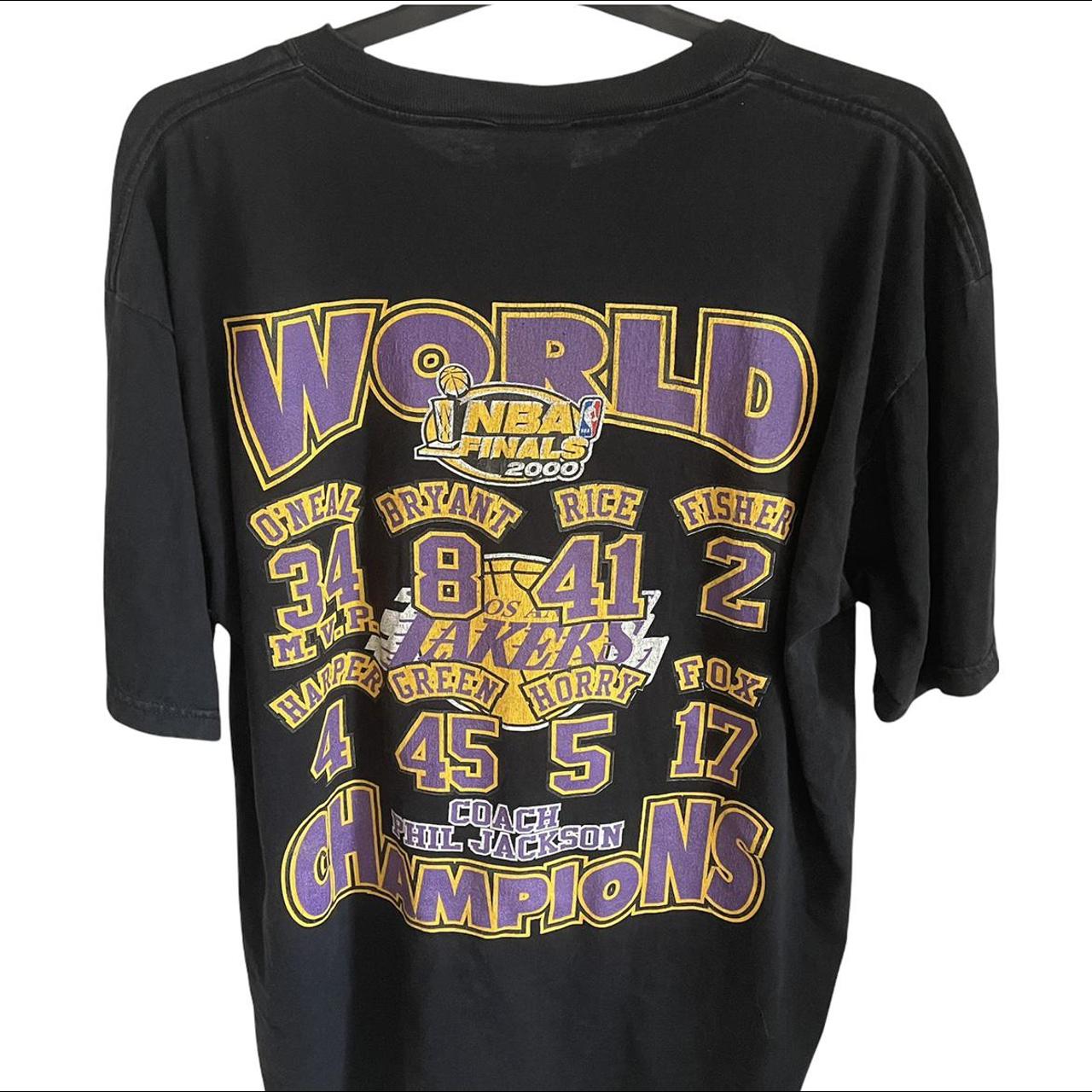 Los Angeles Lakers NBA Finals 2000 World Champions Shirt - Ipeepz