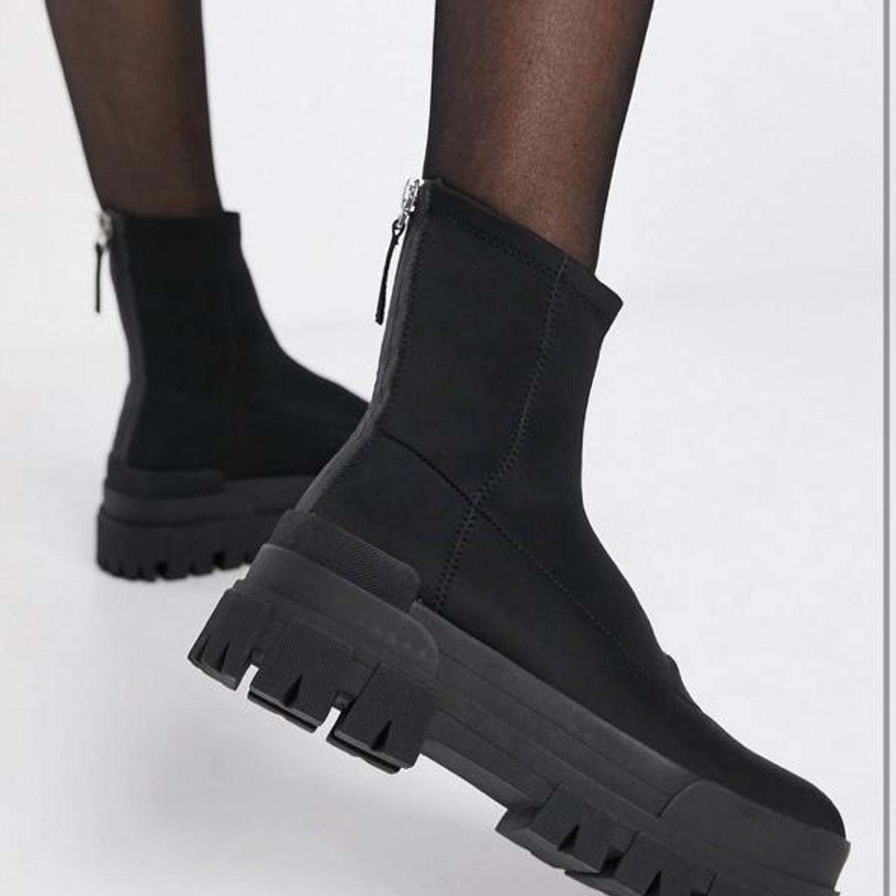 Bershka store chunky boots