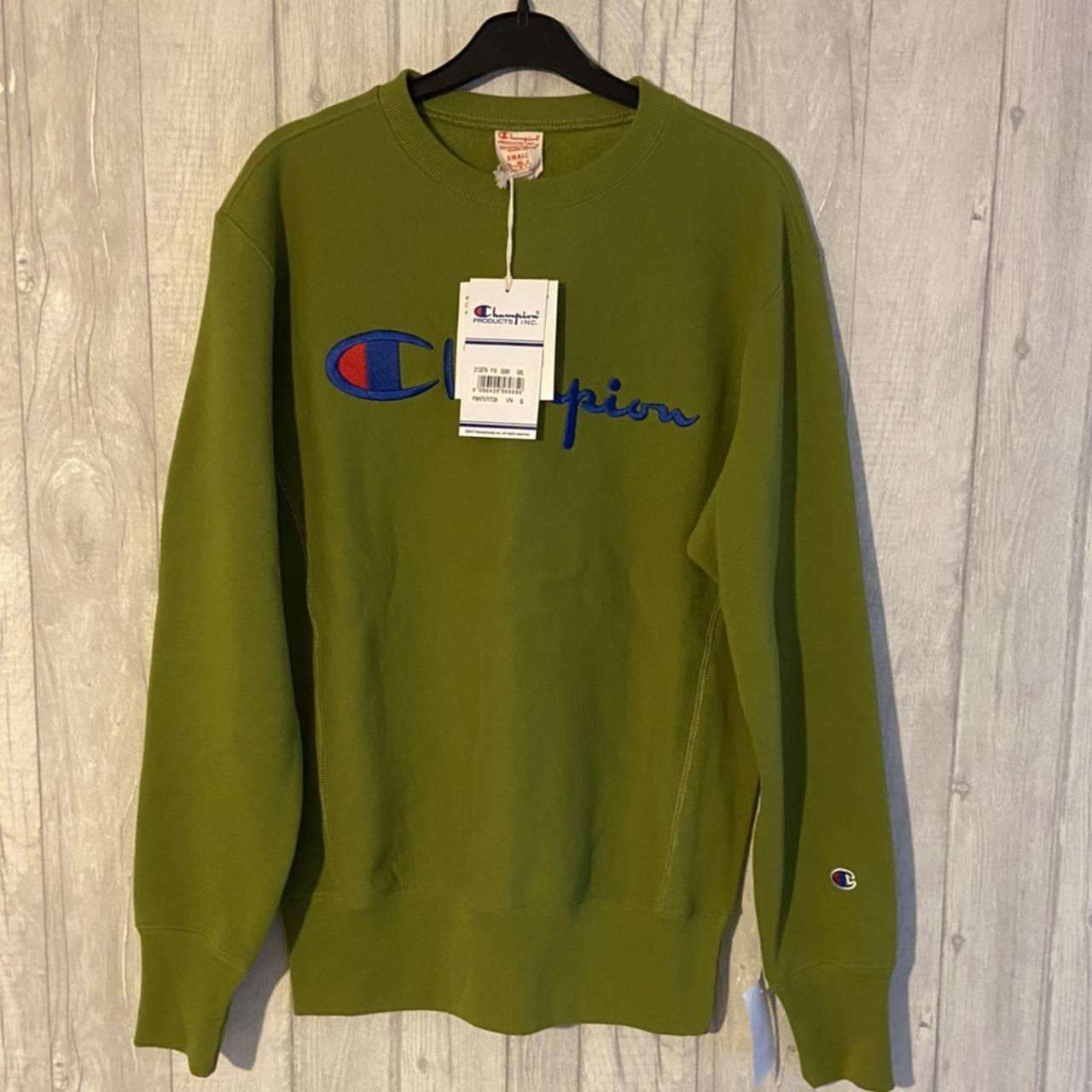 Green sweatshirt champion Clearance