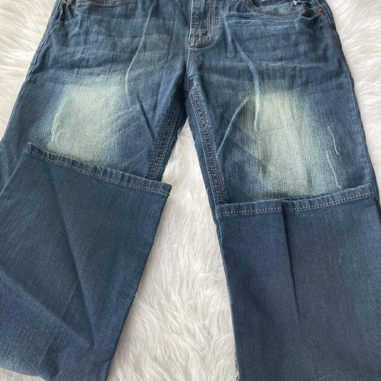 Seven7 Jeans Mens Straight Fit Dark Wash Blue Denim... - Depop