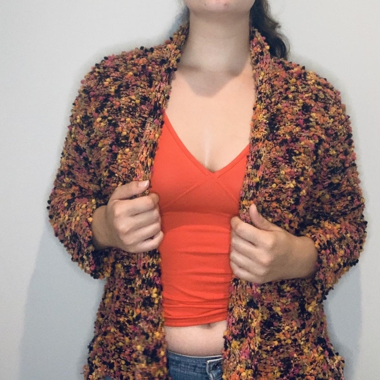 Ruby Rd. Women's Sweater - Multi/Orange - L – Rub… - image 1