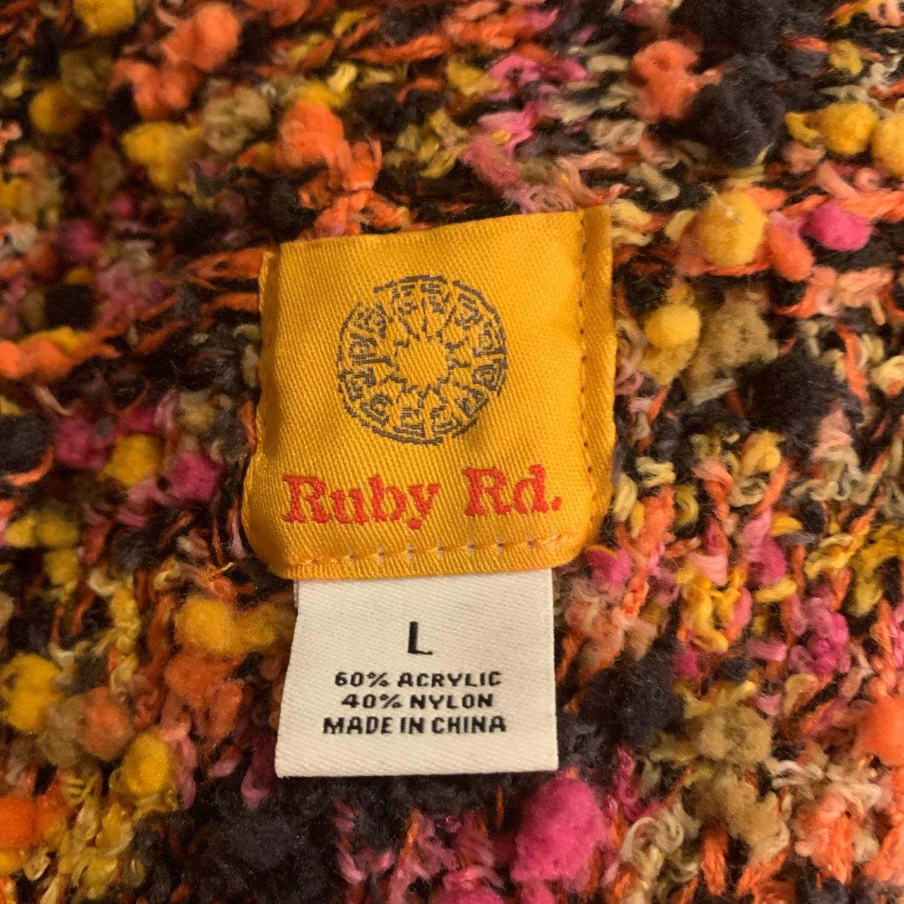 Ruby Rd. Women's Sweater - Multi/Orange - L – Rub… - image 4