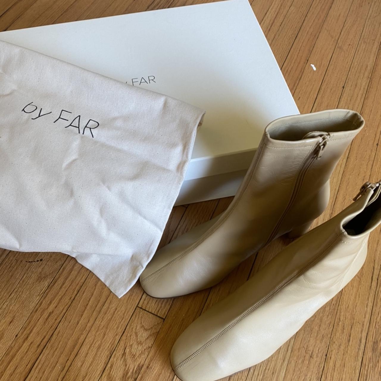 By Far Women's Tan and Cream Boots (3)