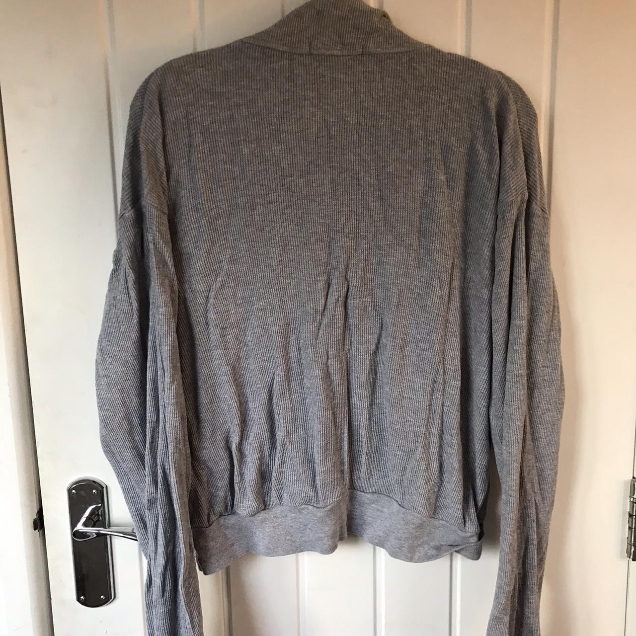 🤍 grey RARE brandy Melville 1/4 zip jumper 🤍 8/10... - Depop