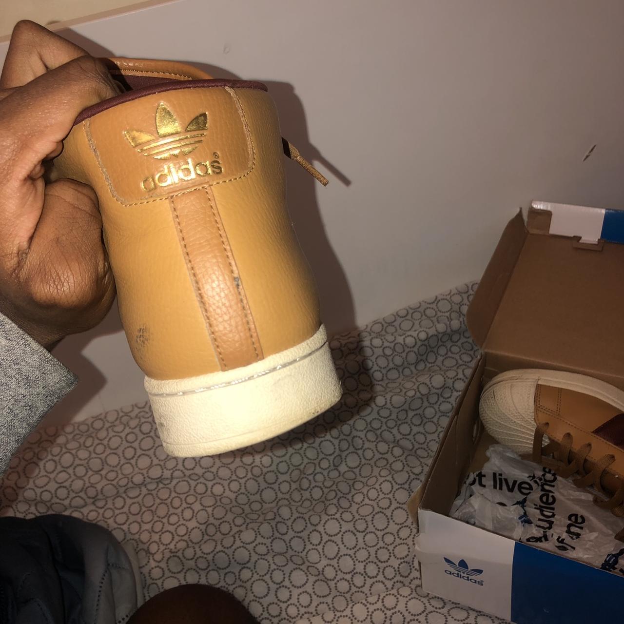 Adidas superstar hi top, pro model - Depop