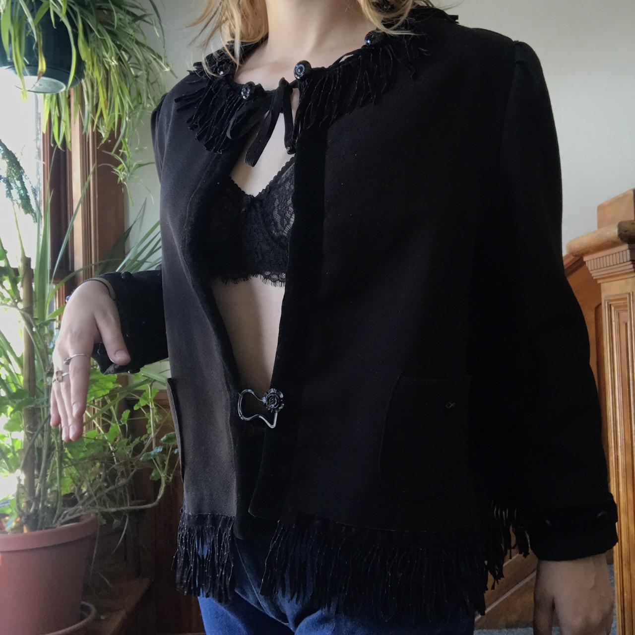 Stunning 1980s rrrruss tassel/fringe coat! gives me... Depop