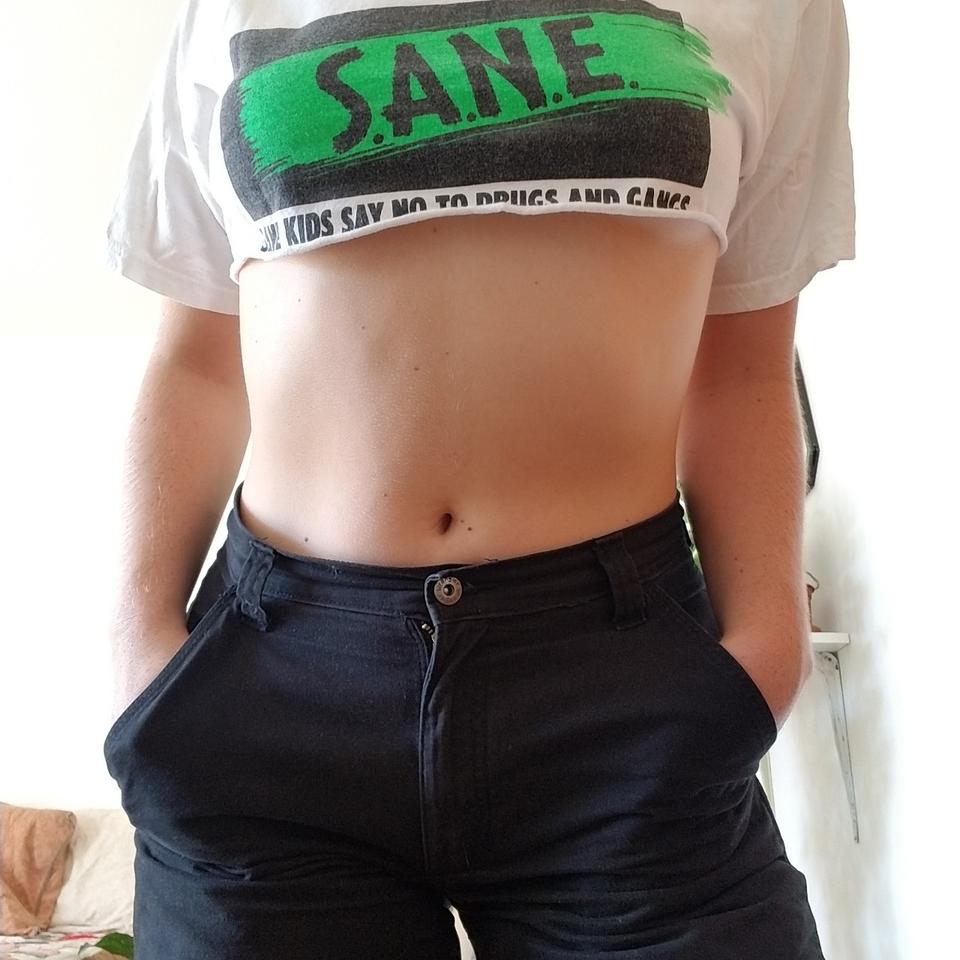 Vintage 90s S.A.N.E kids say no to drugs and gangs - Depop