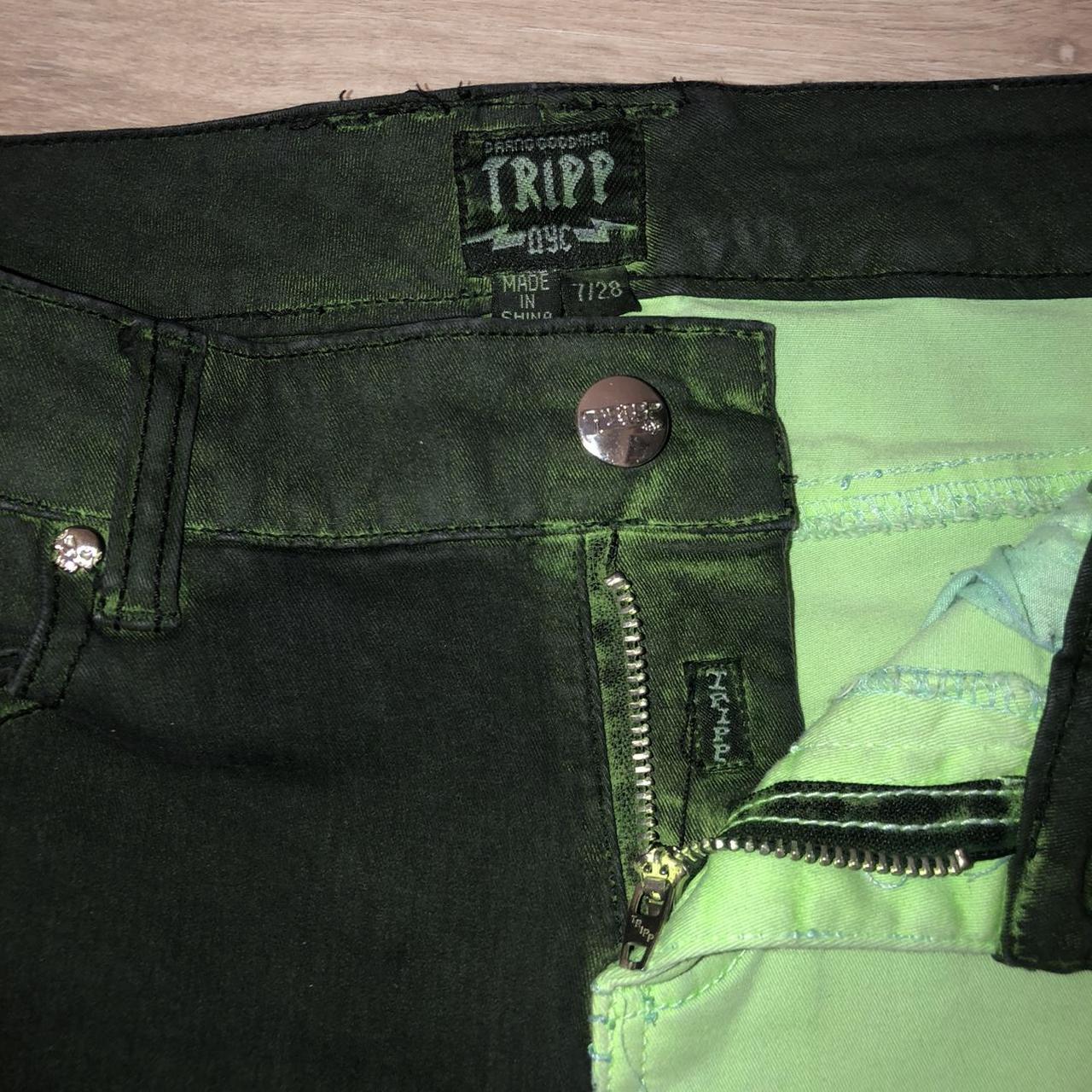 Toxic Neon Green Tripp pants🖤💚 These pants are so - Depop
