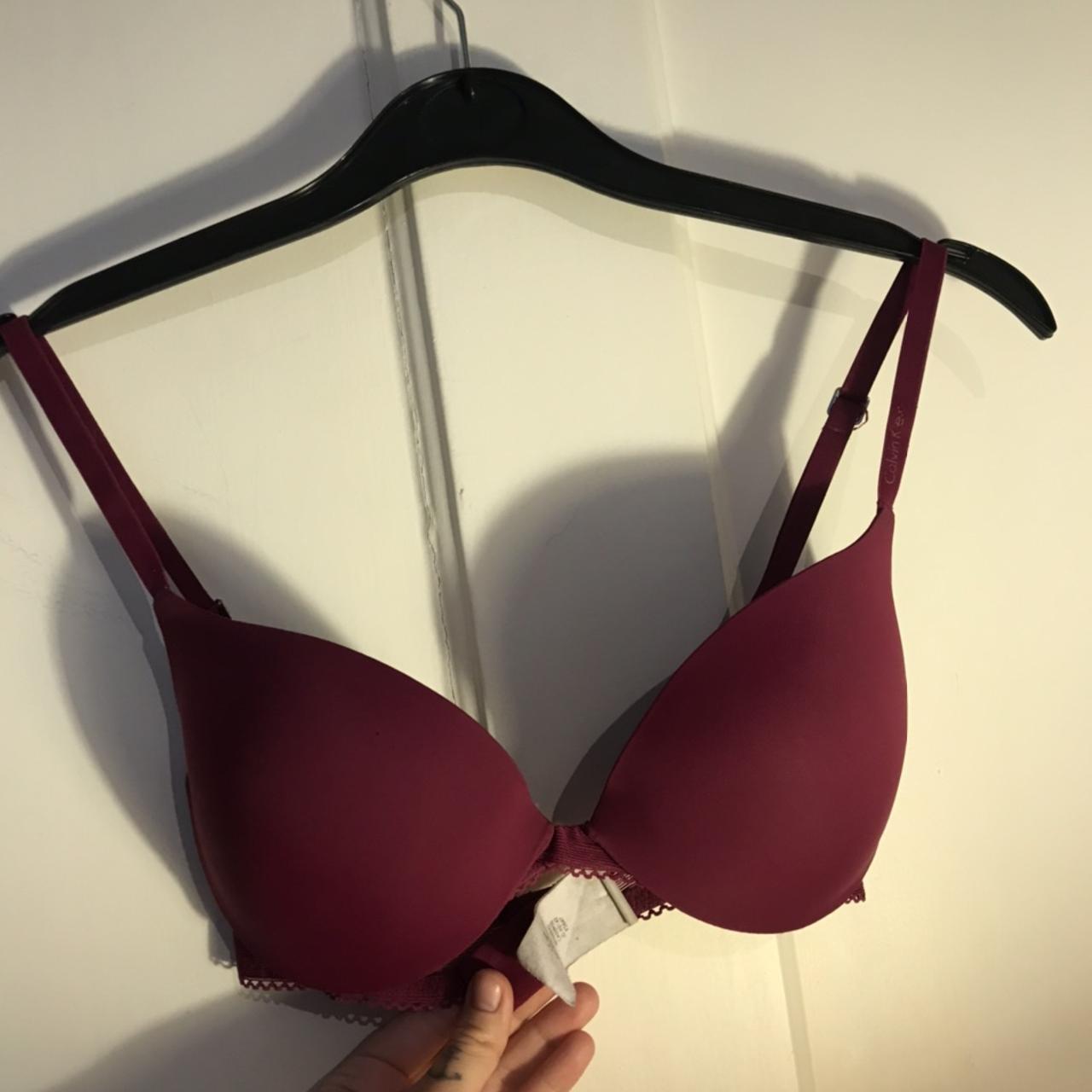 Dark pink Seductive push-up bra, Calvin Klein