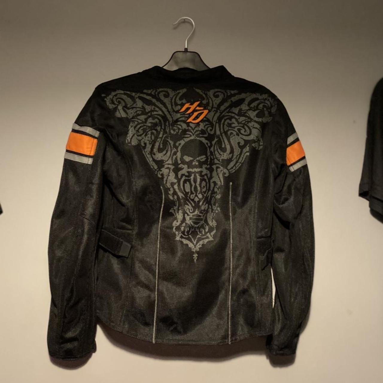 Harley Davidson mesh jacket#N##N#Size men’s medium fits... - Depop