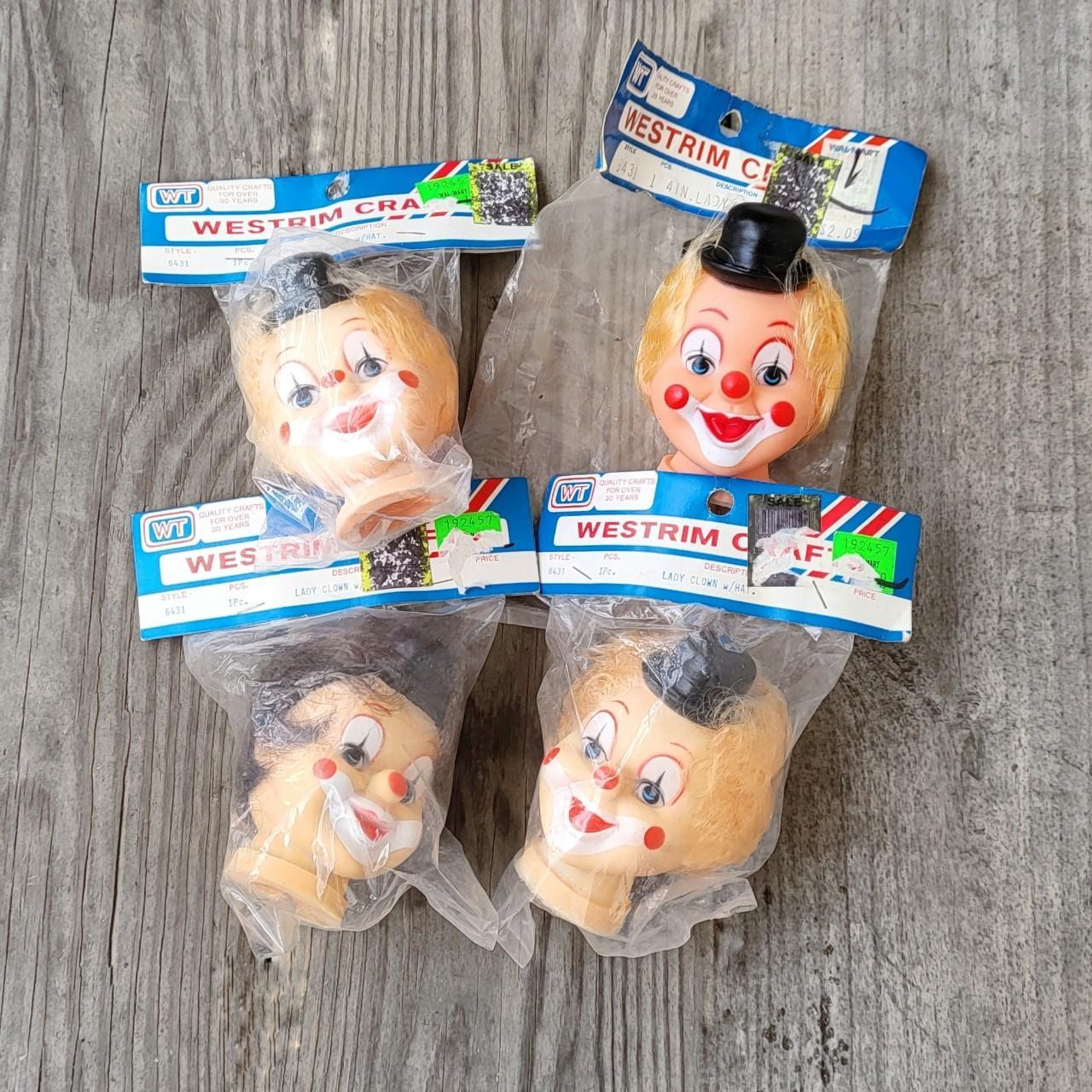 clown doll heads