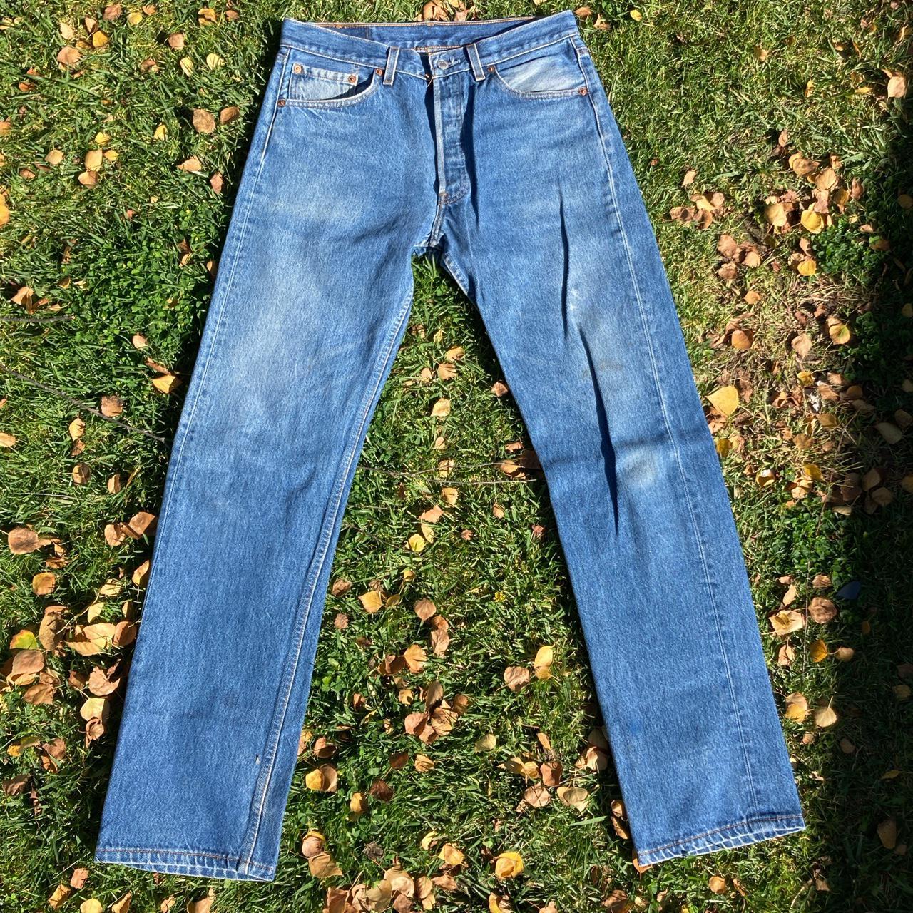 Vintage made in USA Levi’s 501’s from 1997 tagged 34... - Depop