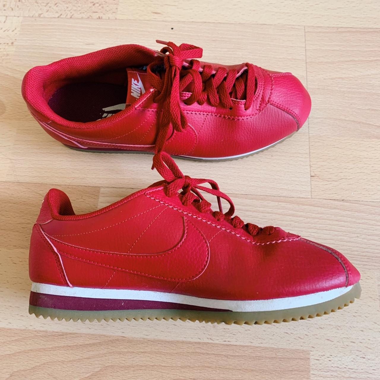 nike cortez red bandana