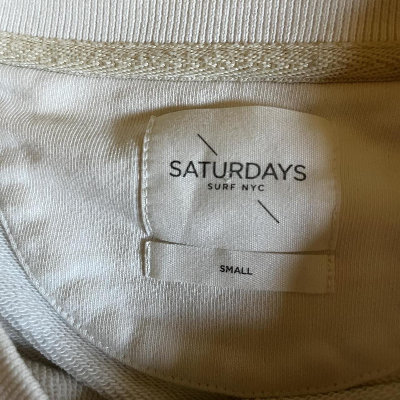 Saturdays NYC Women's White Sweatshirt (3)