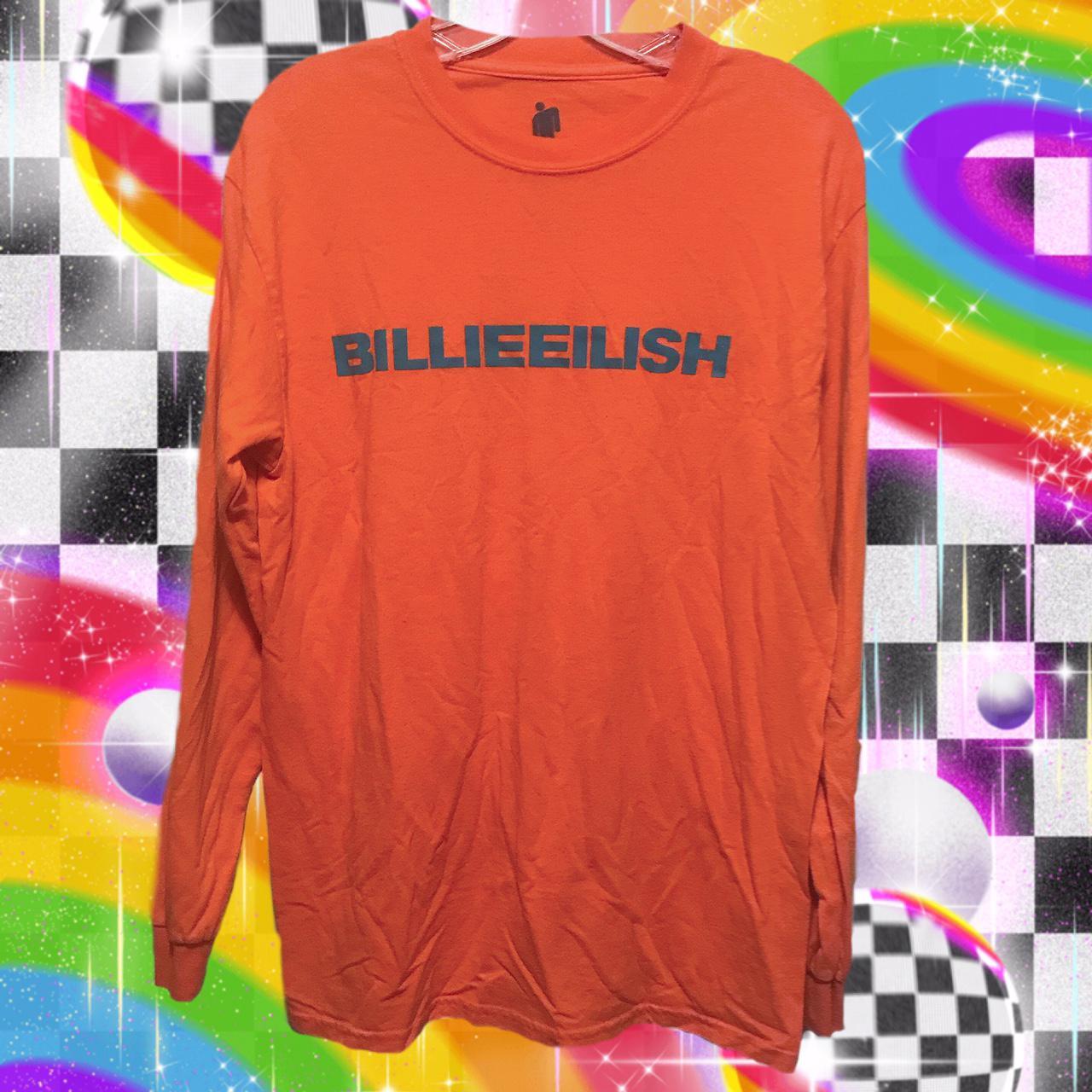 billie eilish orange long sleeve