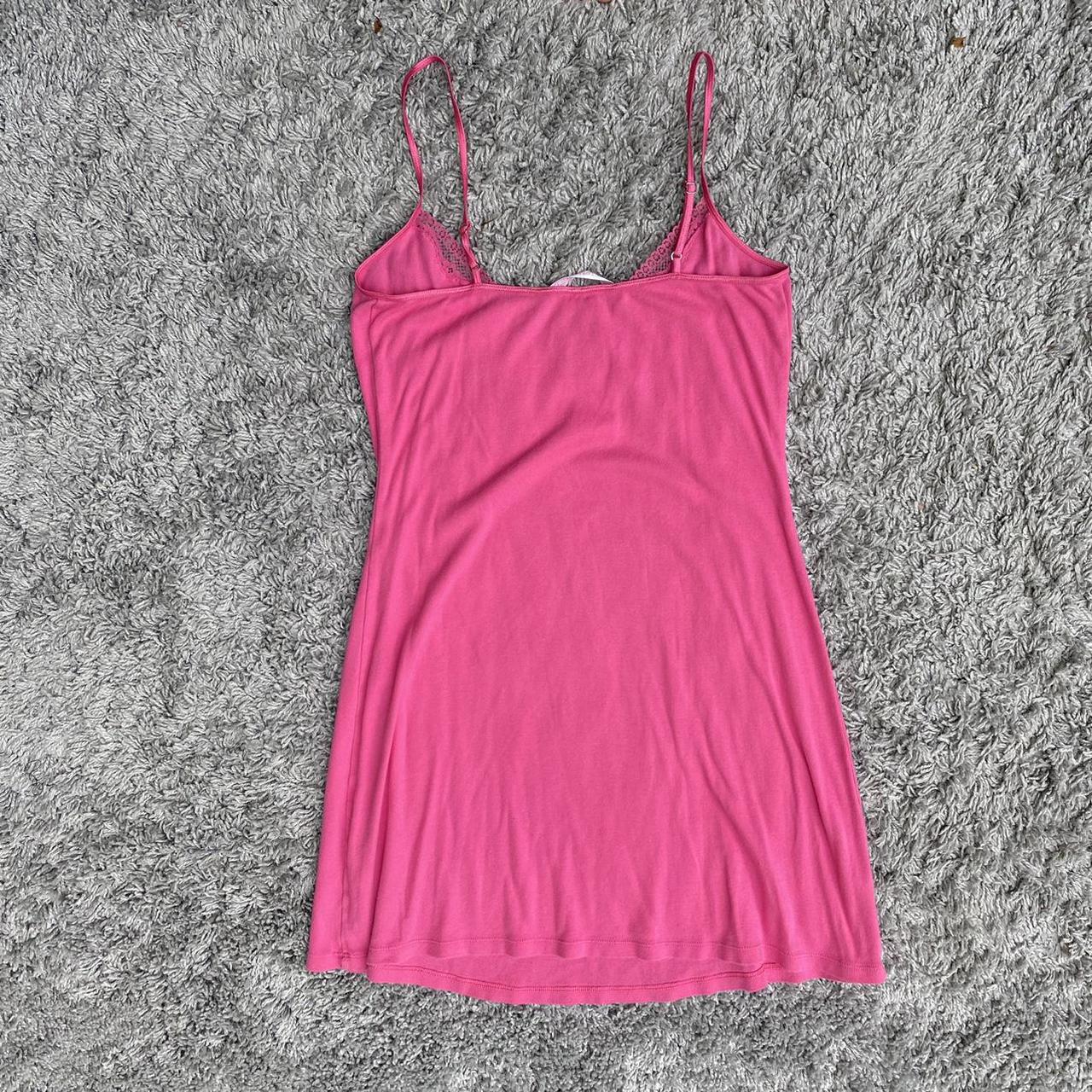 Pink Slip Dress This dress is so cute and it's a... - Depop