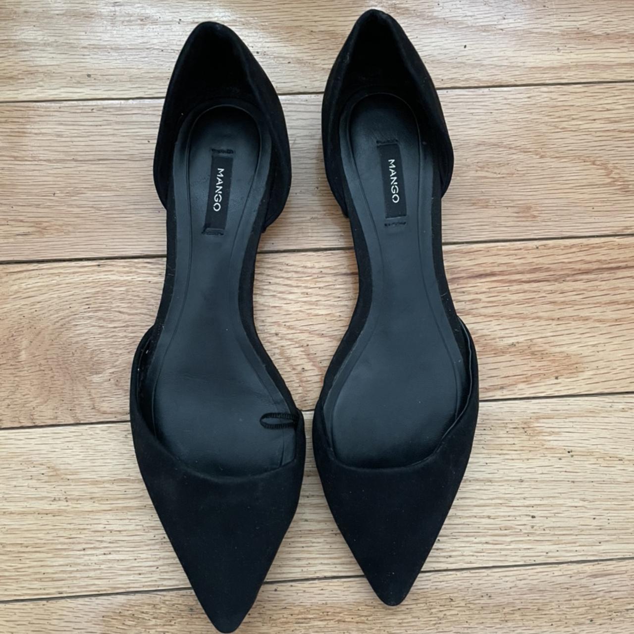 Mango pointed flats, brand new never worn before.... - Depop