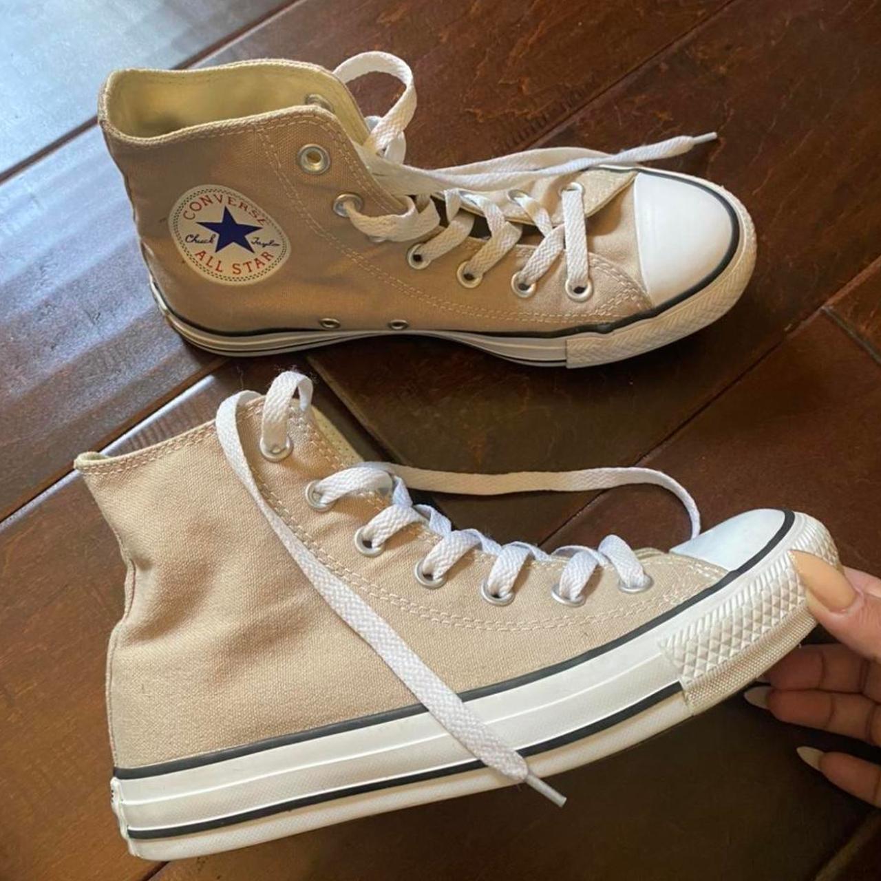 high top nude converse