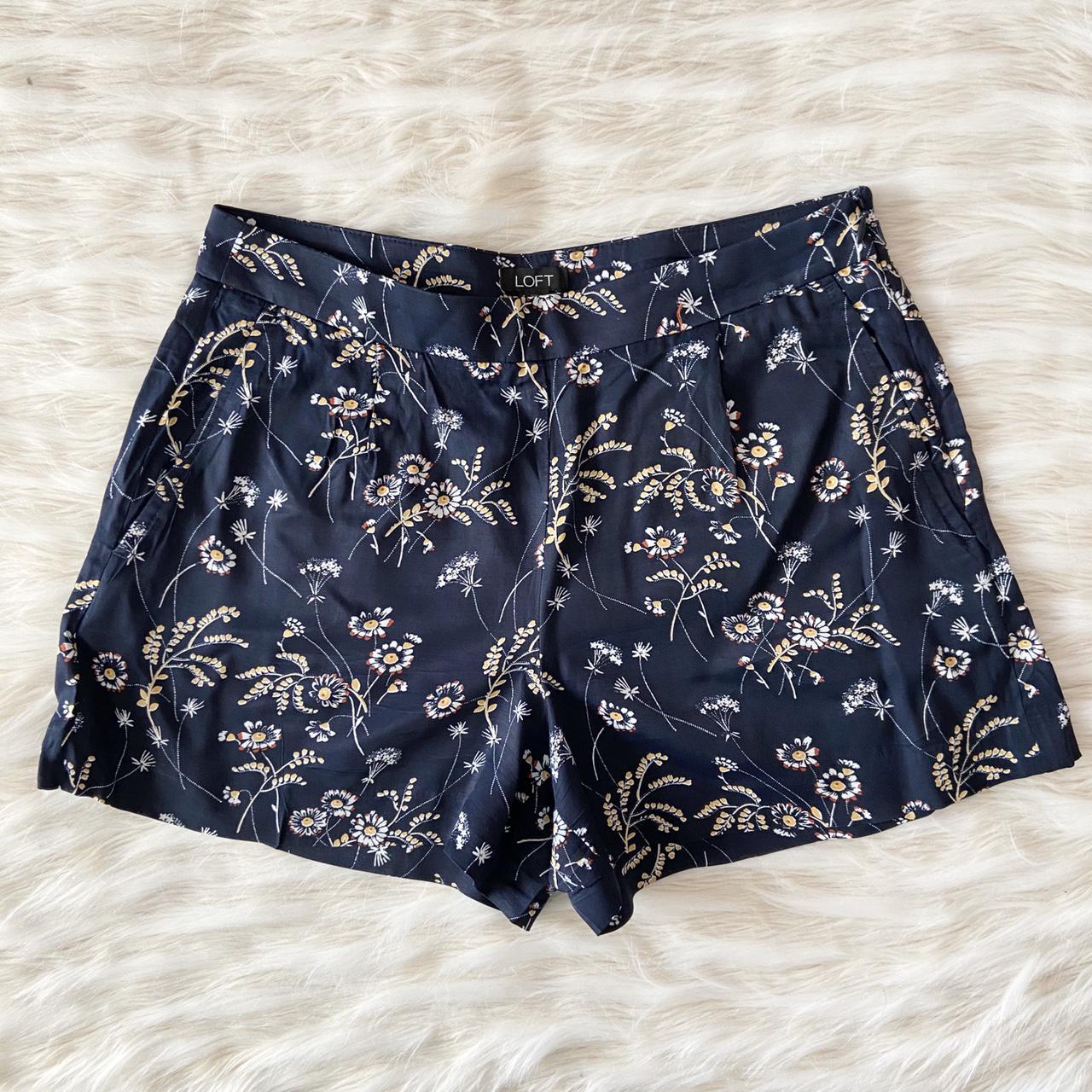 loft floral shorts