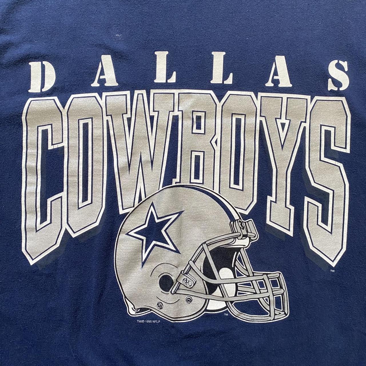 Vintage 90s Dallas Cowboys NFL single stitch made in... - Depop