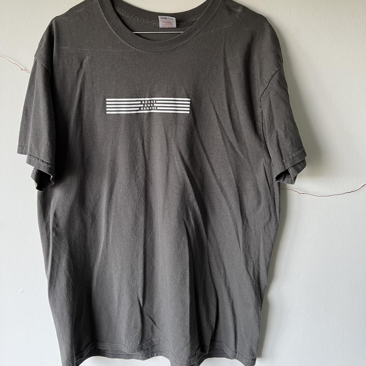 Dark Grey Goose & Gander T shirt - Depop