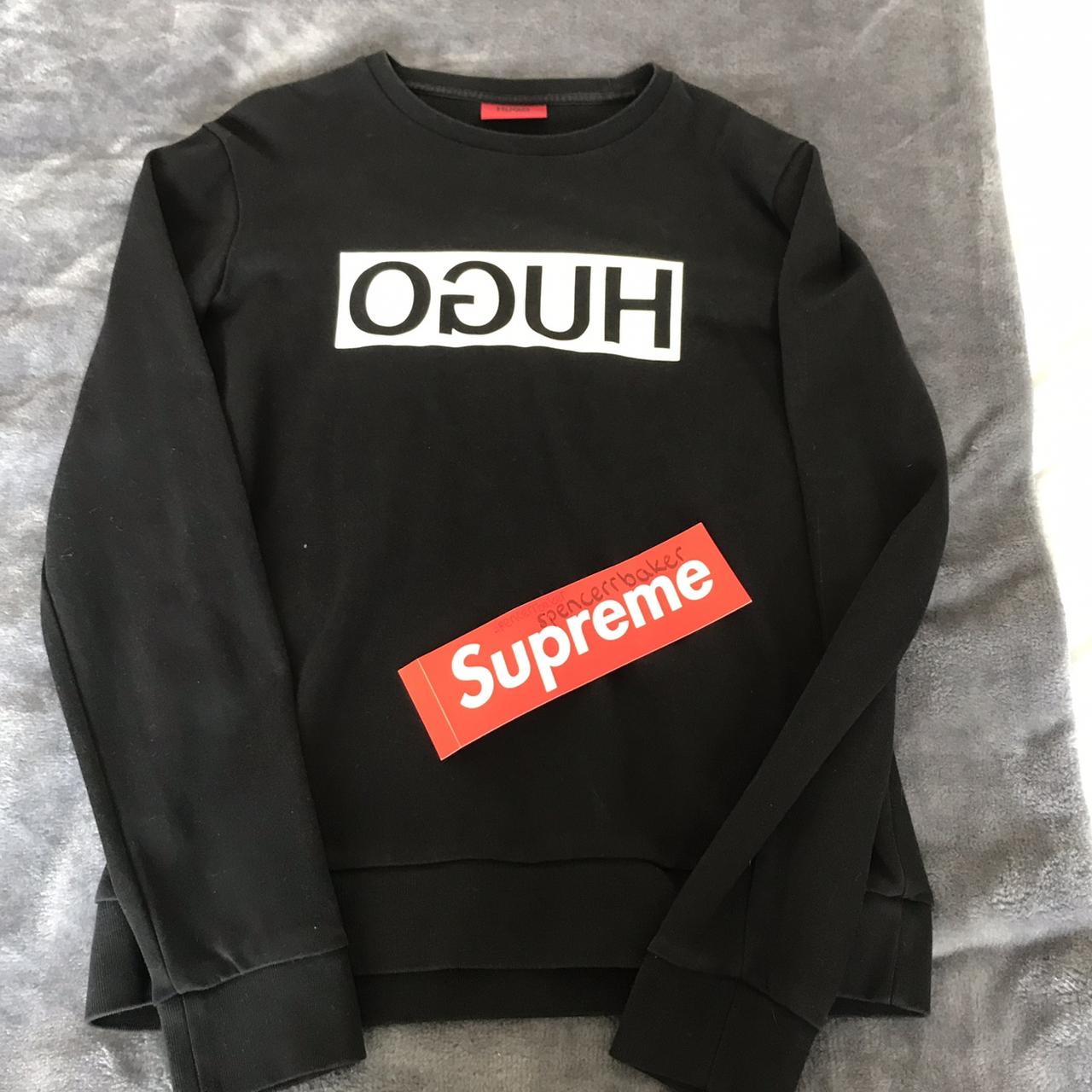 Fw17 Supreme arc track jacket Black and white coat | Depop