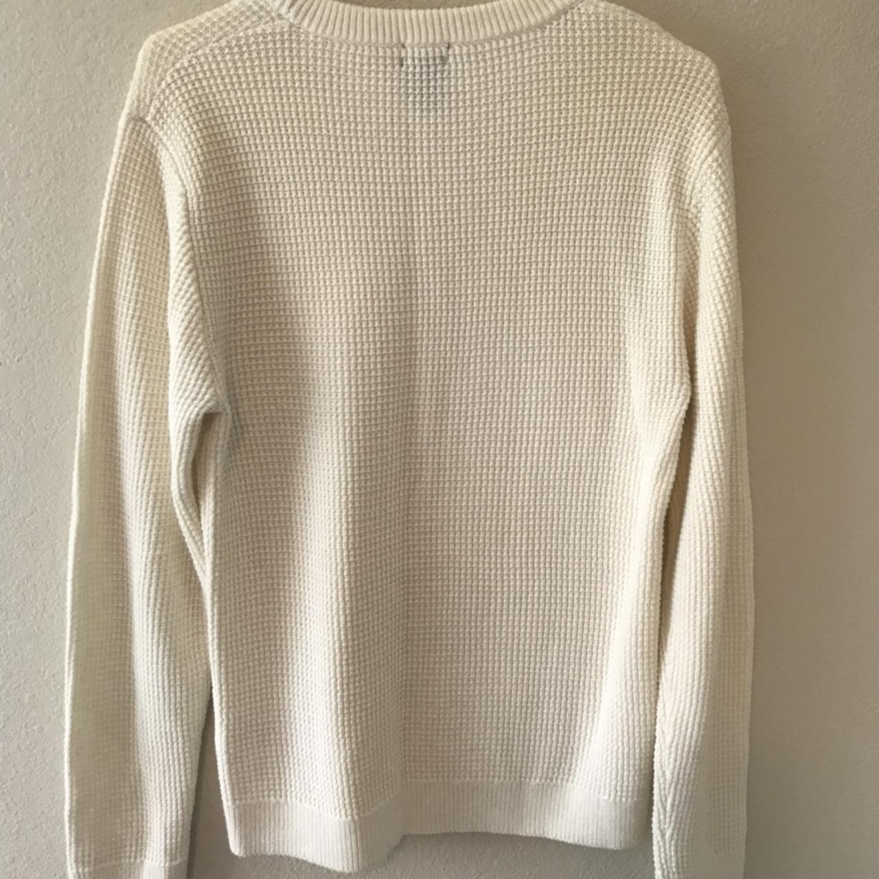 Men’s medium cream sweater. This sweater has a nice... - Depop