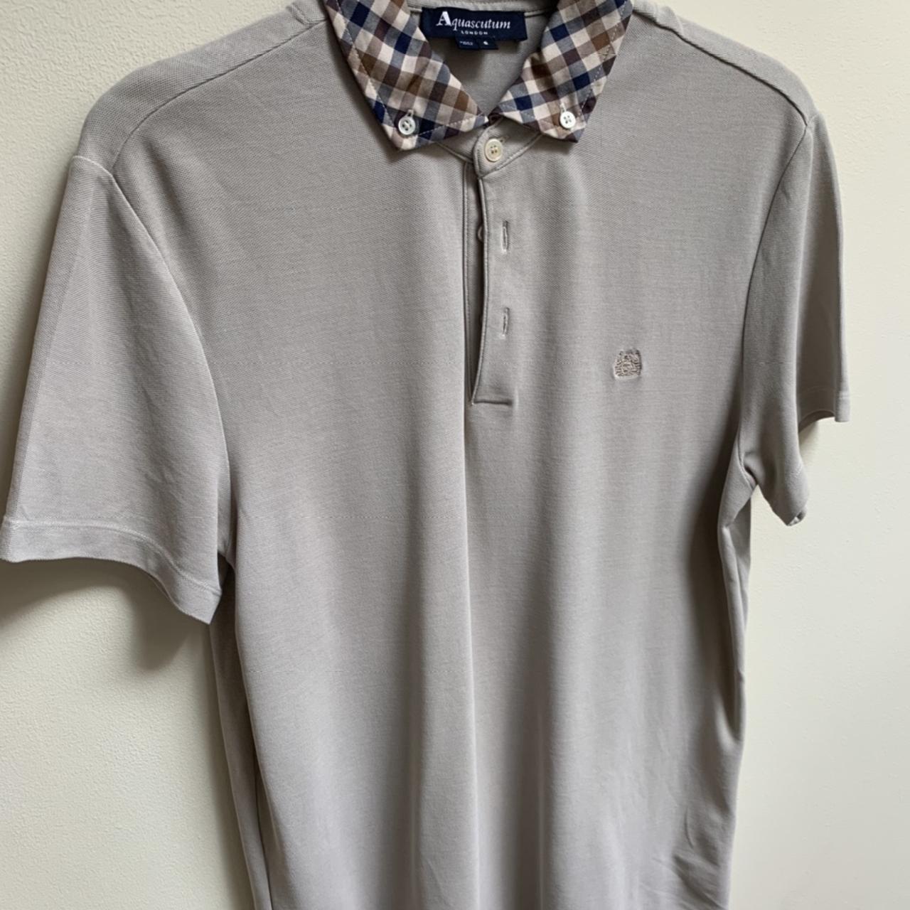 Aquascutum polo shirt Worn twice but to small... - Depop