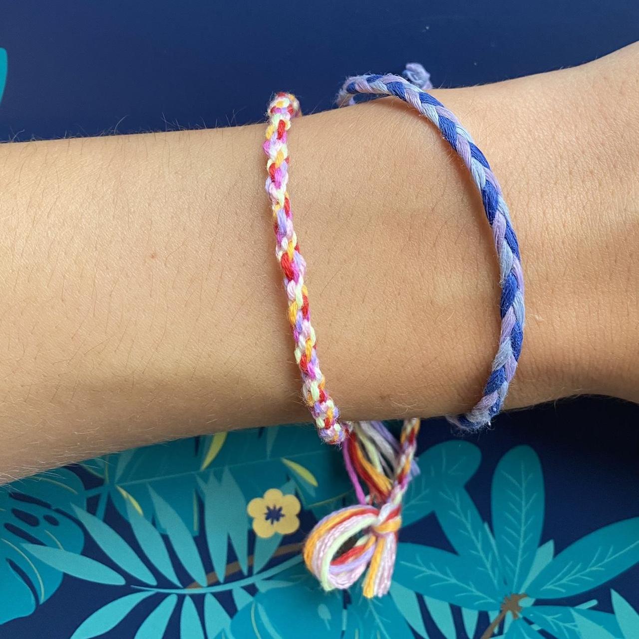 lesbian flag bracelet :) #friendshipbracelet... - Depop