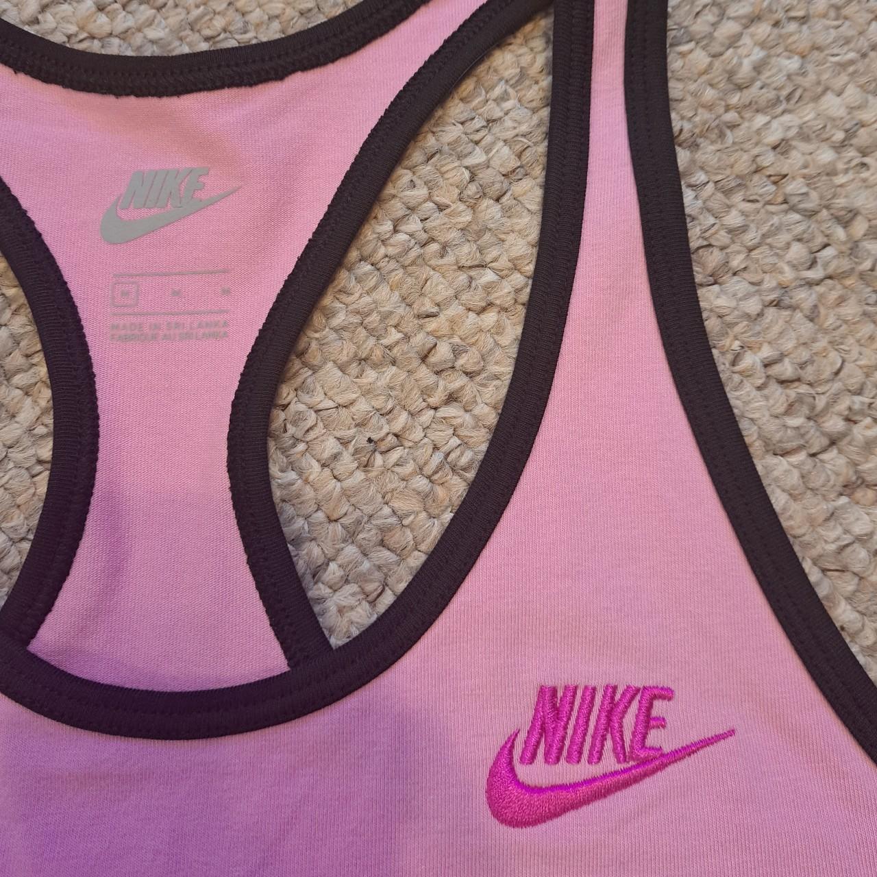 Original vintage style Nike Pink with dark pink and... - Depop