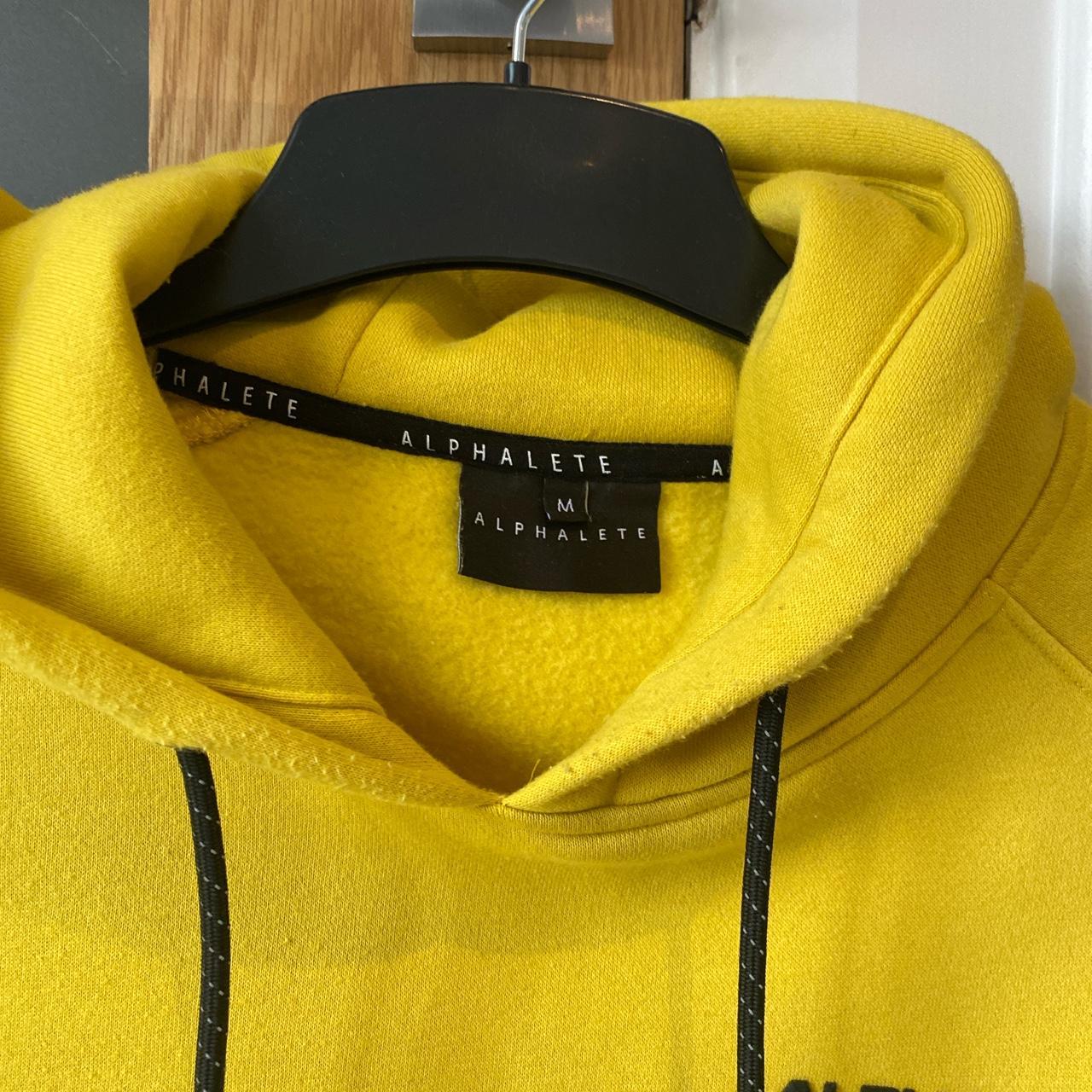 Alphalete yellow shops hoodie