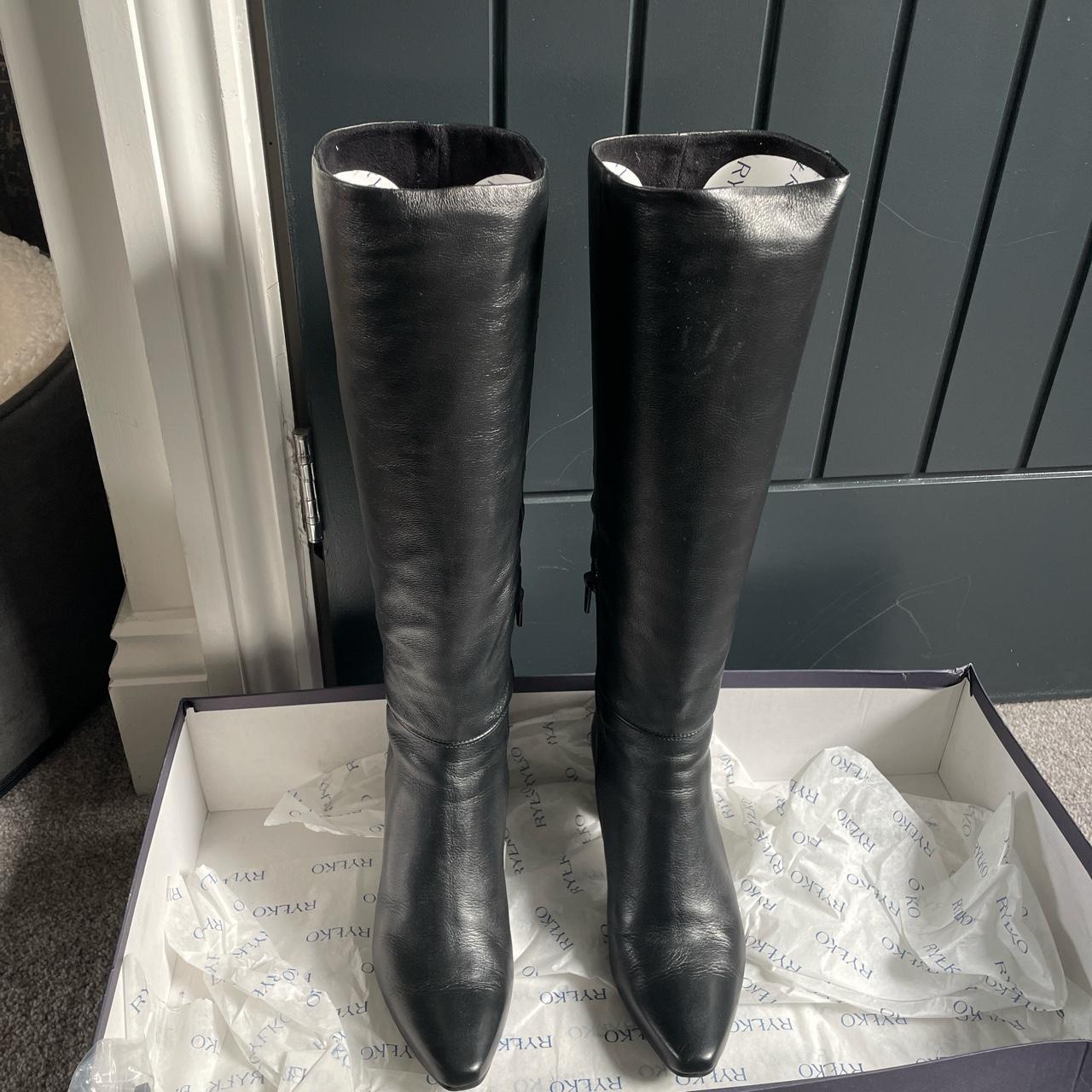 Knee High heels boots rylko Made of leather Size... - Depop