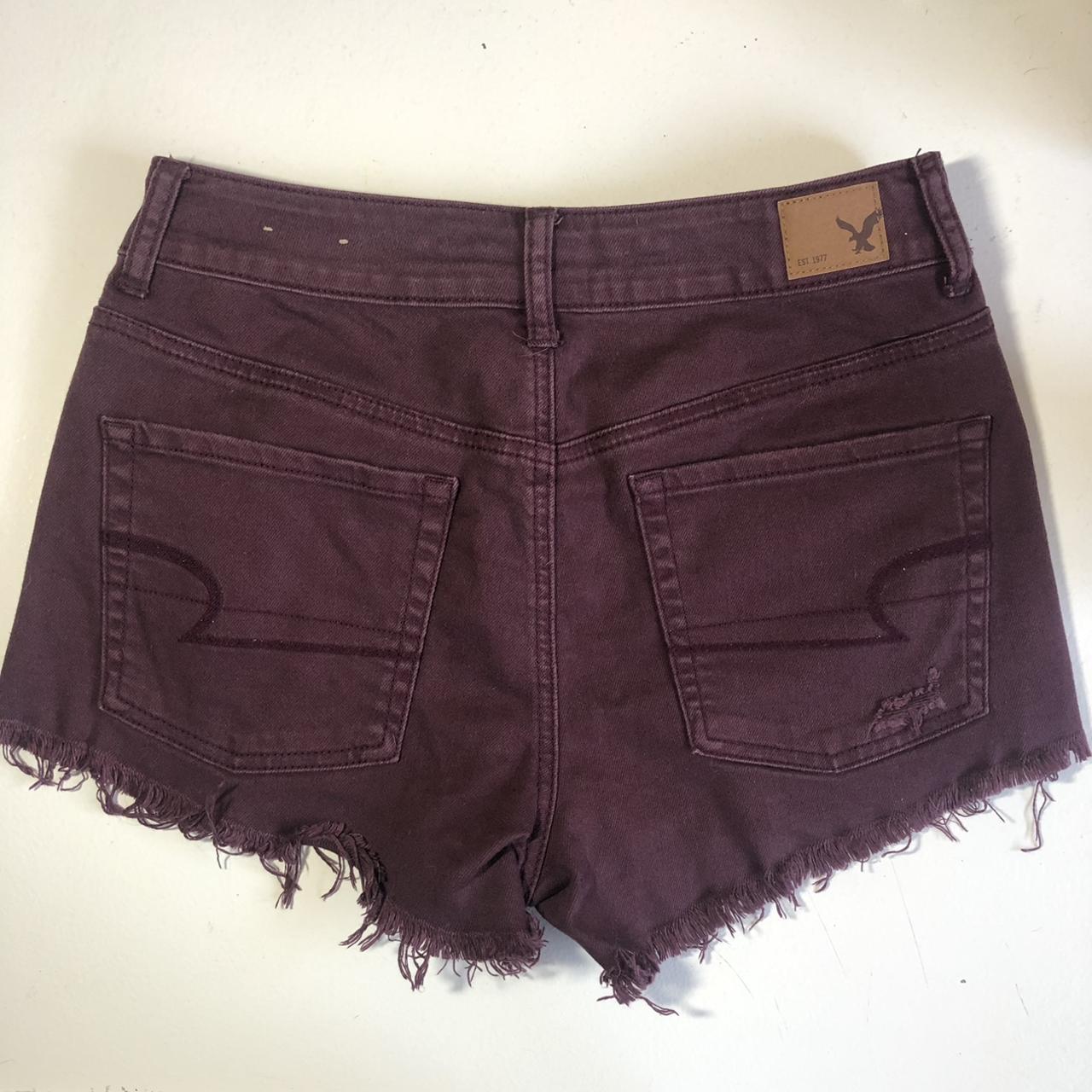 American eagle 2024 maroon shorts