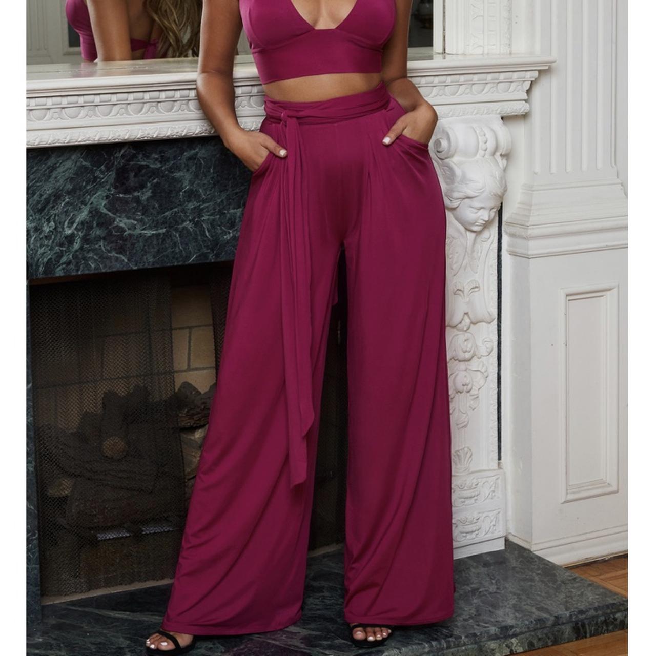 Hang Loose Wide Leg Trousers in Magenta Pink – Oh Polly US