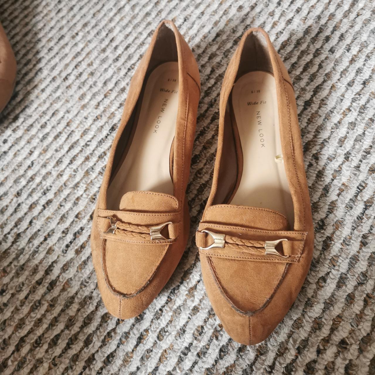 New look hot sale tan loafers