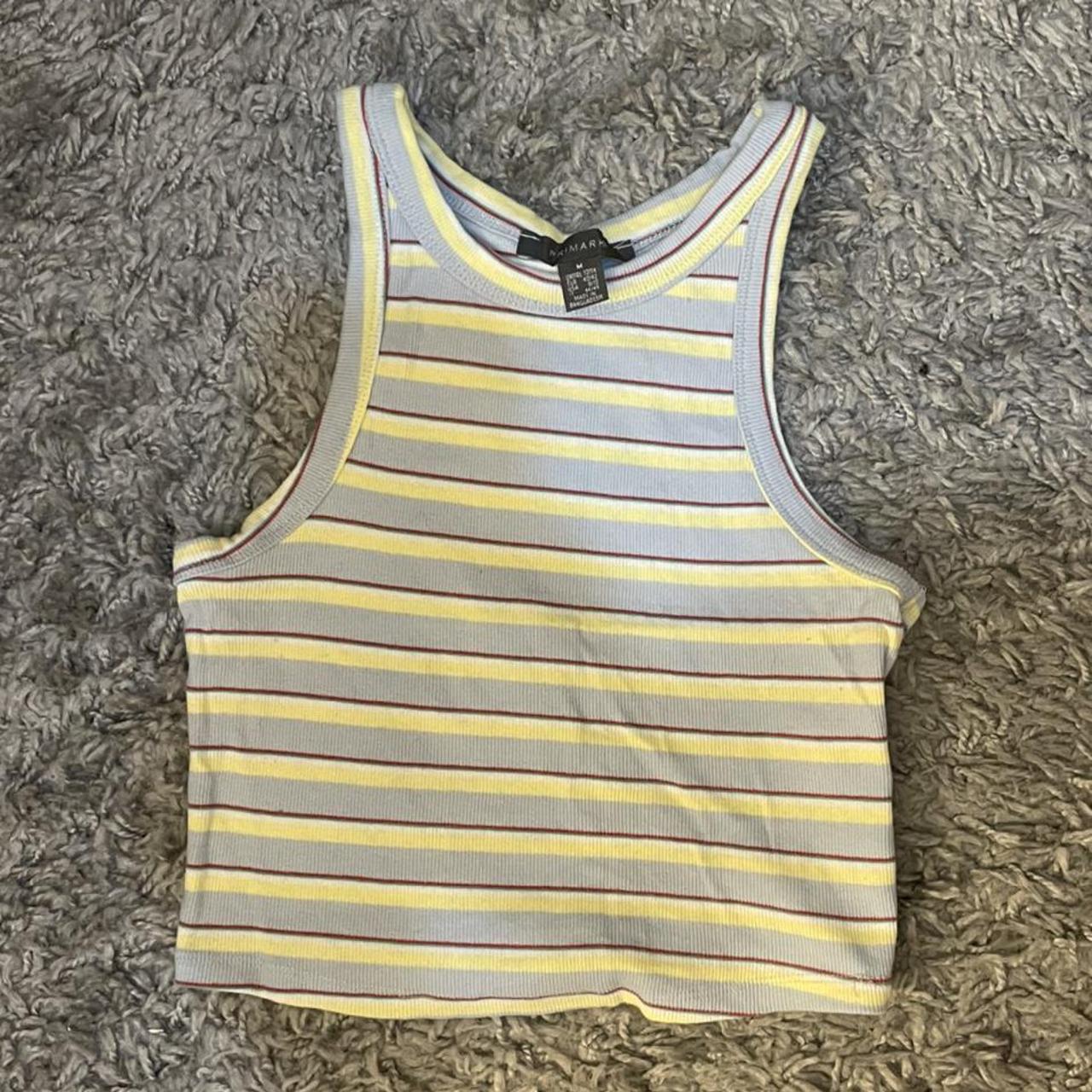 Primark striped racer/halter neck top. Perfect... - Depop