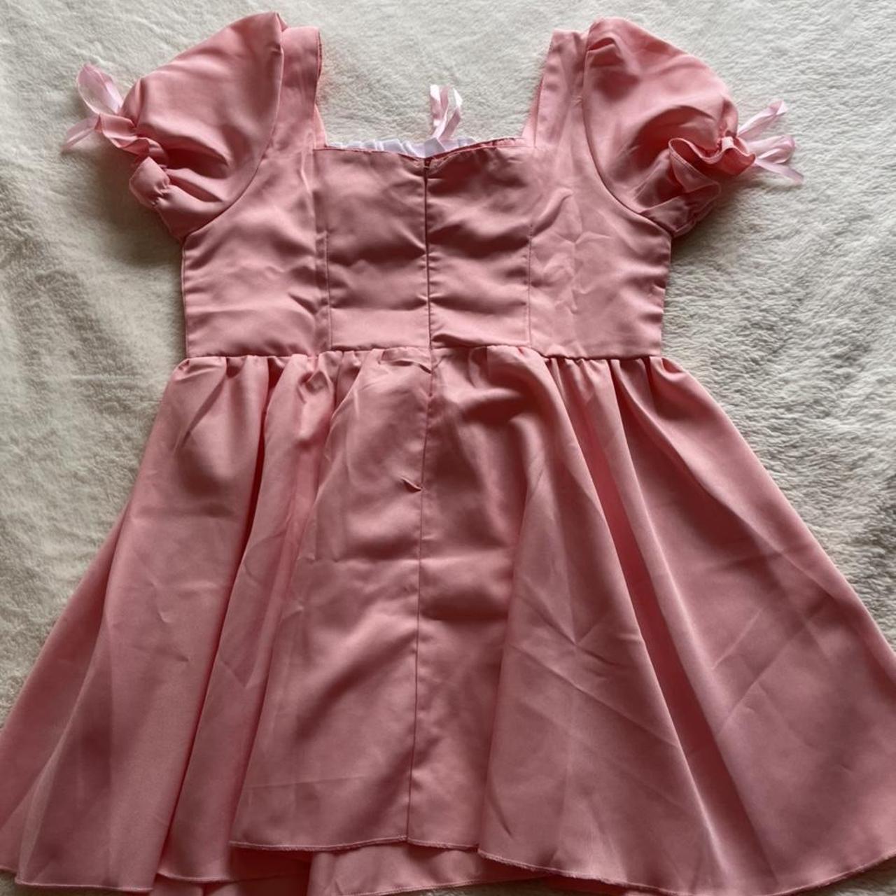 cute pink maid dress with accessories ♡´･ᴗ･`♡ i... - Depop