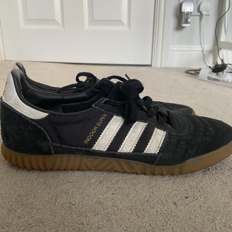 Adidas originals Indoor Super. Black and white 8 10. Depop