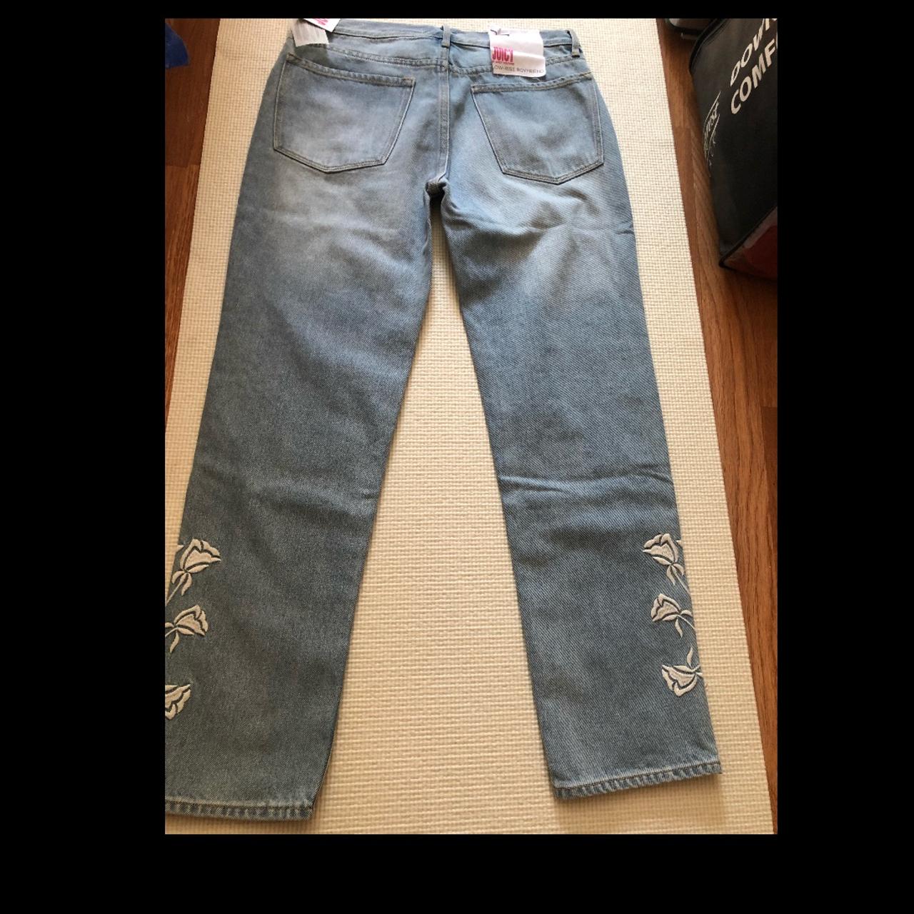 Juicy by juicy Couture Vintage palm wash Denim cut... - Depop