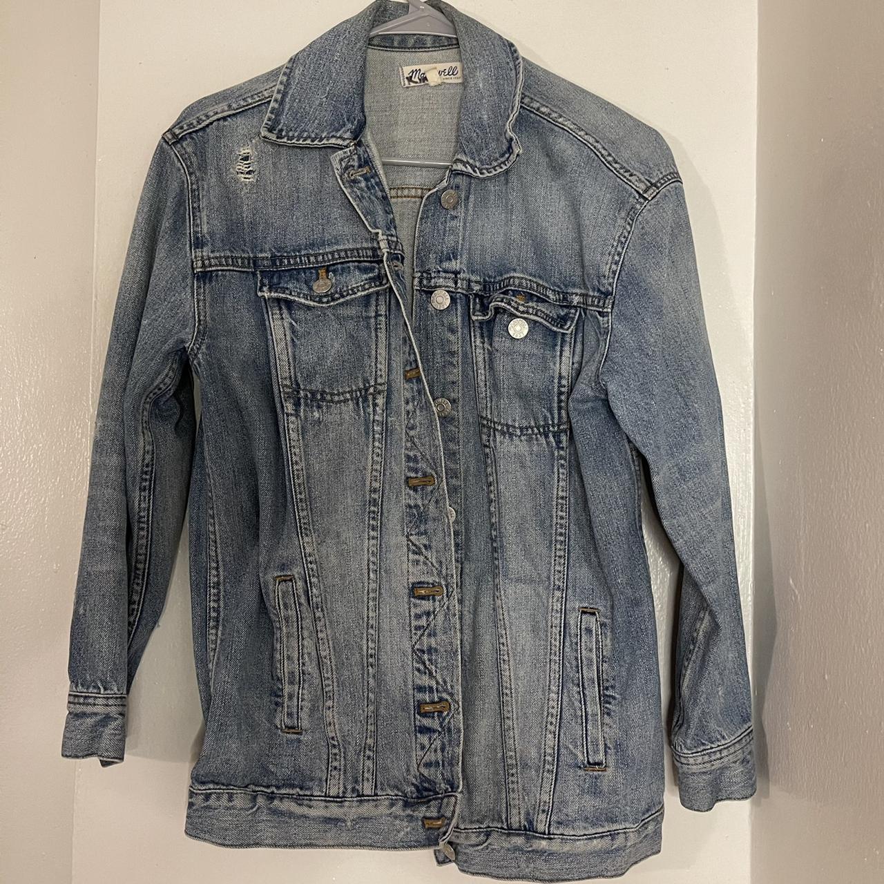 👖 MADEWELL DENIM JACKET 👖 women’s size xs |... - Depop