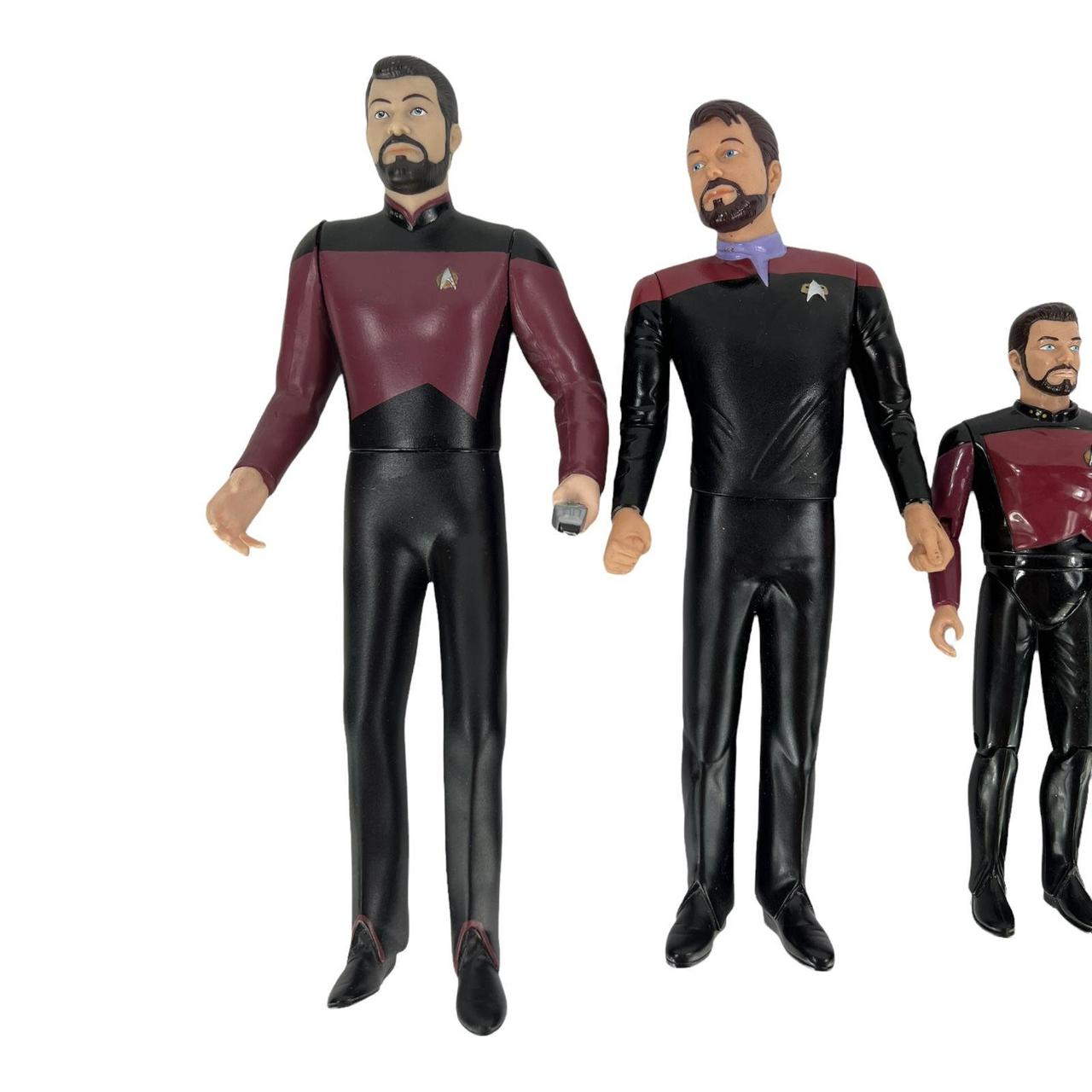 Collection Of William T.Rikers Star Trek Figures... - Depop