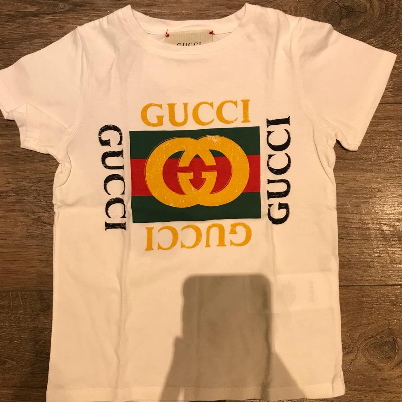 Real Gucci children's t-shirt Worn once Size: Depop